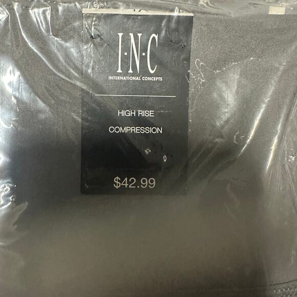 New INC International Concepts Womans 1X Set of 3 Compression Leggings Grey NWT - Picture 12 of 13